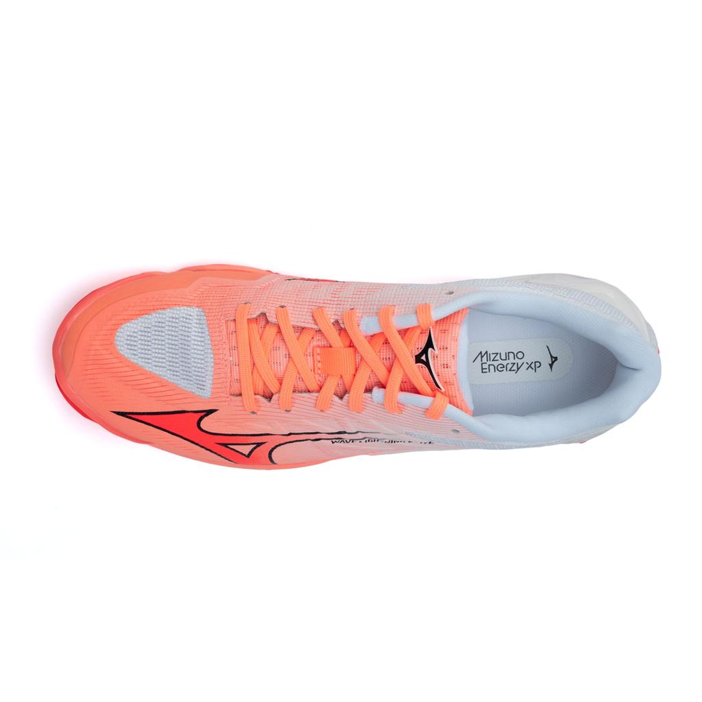 Mizuno Волейбольные кроссовки Wave Lightning Унисекс Низкие Оранжево-белые V1GA260080