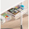 Invisible Storage Table Shelf Storage Box New Pull Out Storage Box Hanging Under Desk Drawer Large Capacity Undertable Drawer
