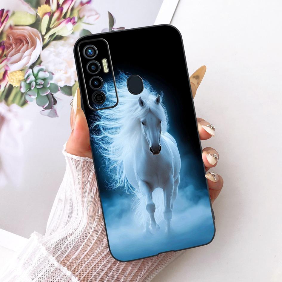 Ударопрочный чехол для Tecno Camon 17 Pro 17P Cover CG7 CG7n CG8 CG8h Милый мультяшный мягкий чехол для Tecno Camon 17 CG6 CG6j Задняя крышка