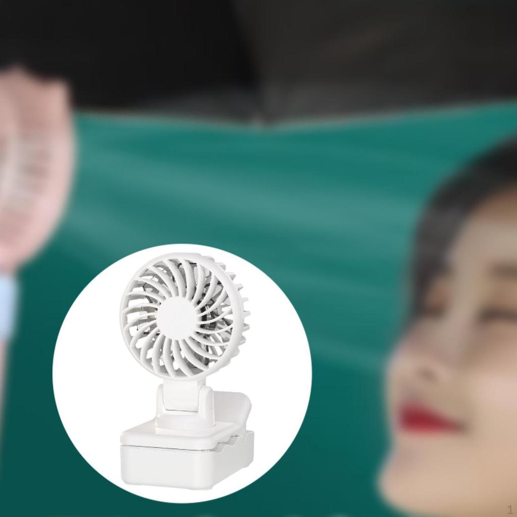Clip On Fan Convenient 3 Speeds Adjustment Mini Personal Desk Cooling for Indoor Outdoor Dorm