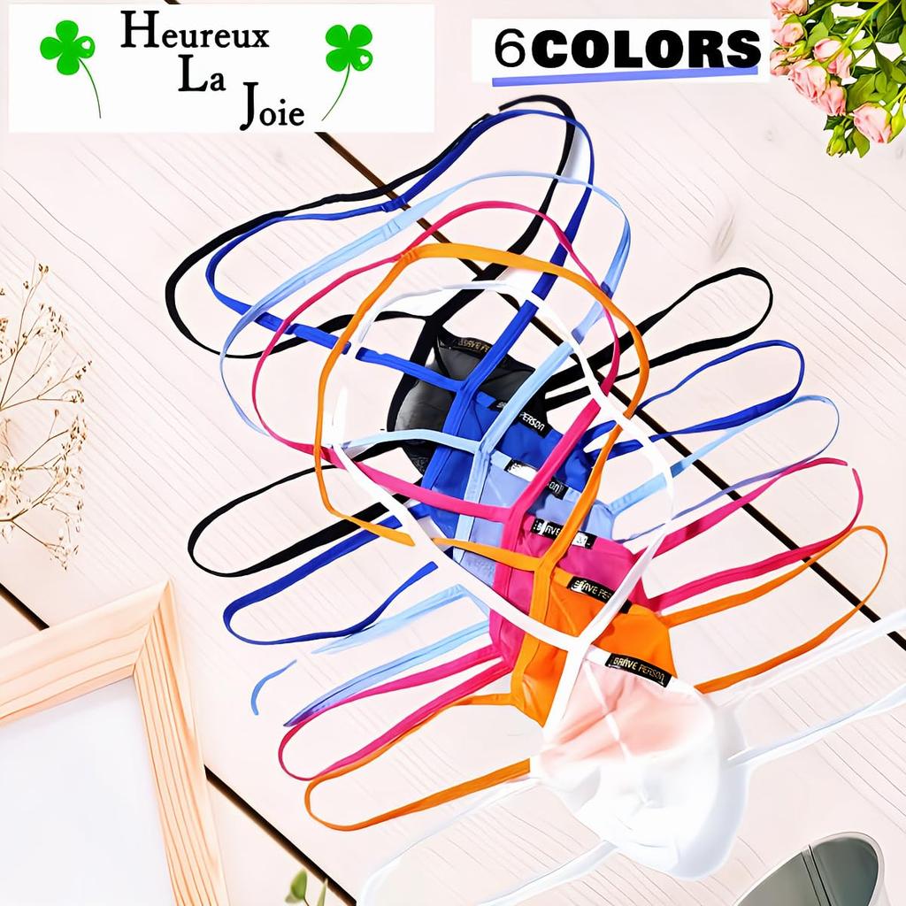 Heureux La Joie Мужские Y-образные стринги-джоки с чашками для передней поддержки (JP, Алфавит, M, Небесно-голубой)