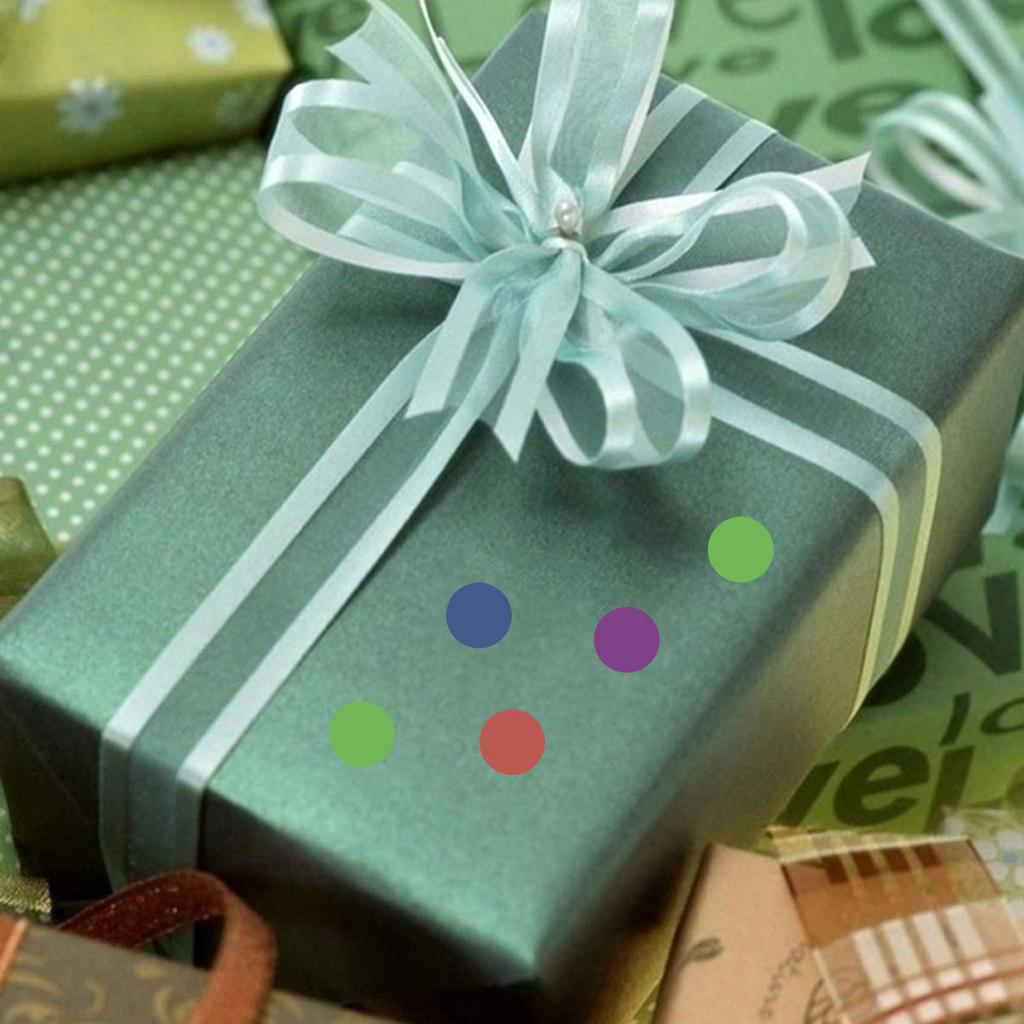 1000Pcs Colored Round Dots 13mm Small Dot Sticker Self Adhesive Round Label For Teachers Students Office Workers