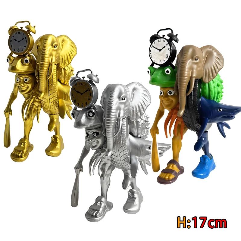 Italian Tung Tung Tung Sahur Collectible Figurine Tralalero Tralala Shark Ballerina Cappuccino Toys Figure Desk Decor Gift