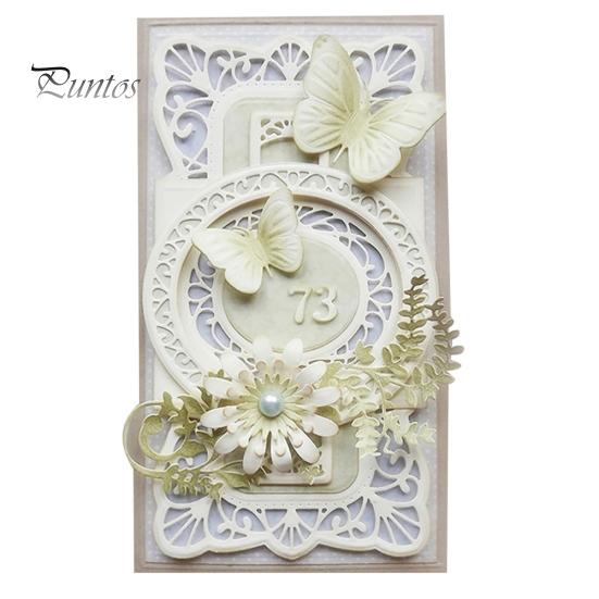 Circle Round Metal Cutting Dies DIY Scrapbooking Embossing Paper Cards Stencil