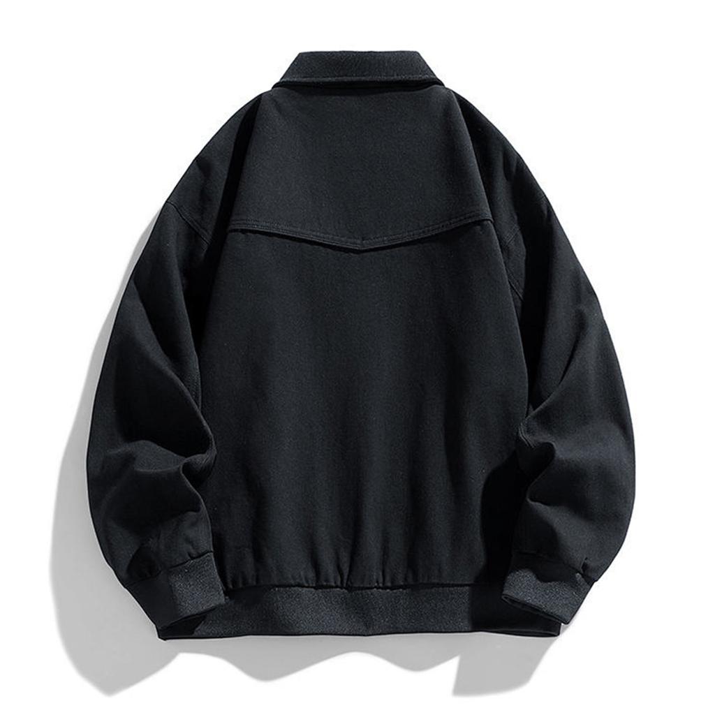 Men's Solid Color Camouflage Outdoor Sports Jacket Men's Pocket Button Casual Jacket