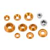 M2.5/M3/M4 RC Cars Screw Kit Aluminum Alloy Round Head Gasket Durable Cup Head Screw  For RC Cars