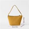Korean Style Cloth Shoulder Bag Pure Color Tote Bag Casual underarm bag  Travel