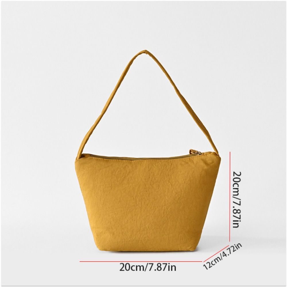 Korean Style Cloth Shoulder Bag Pure Color Tote Bag Casual underarm bag Travel