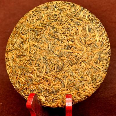 Черный чай Fengqing Dianhong 2023, большие золотые бутоны, медовый аромат, чайный торт Dian Hong, 200 г/400 г