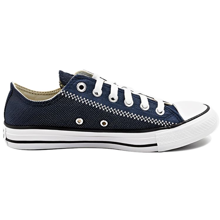 Converse Кеды Chuck Taylor All Star Trendy с низким верхом из парусины, унисекс, темно-синие A00780C
