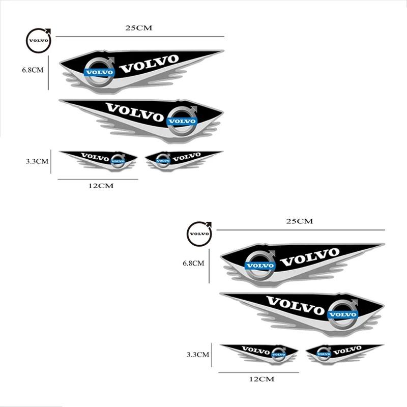 4pcs car bumper scratch sticker Volvo S60 XC60 S90 XC90 universal car sticker car door scratch decorative sticker.Quick delivery