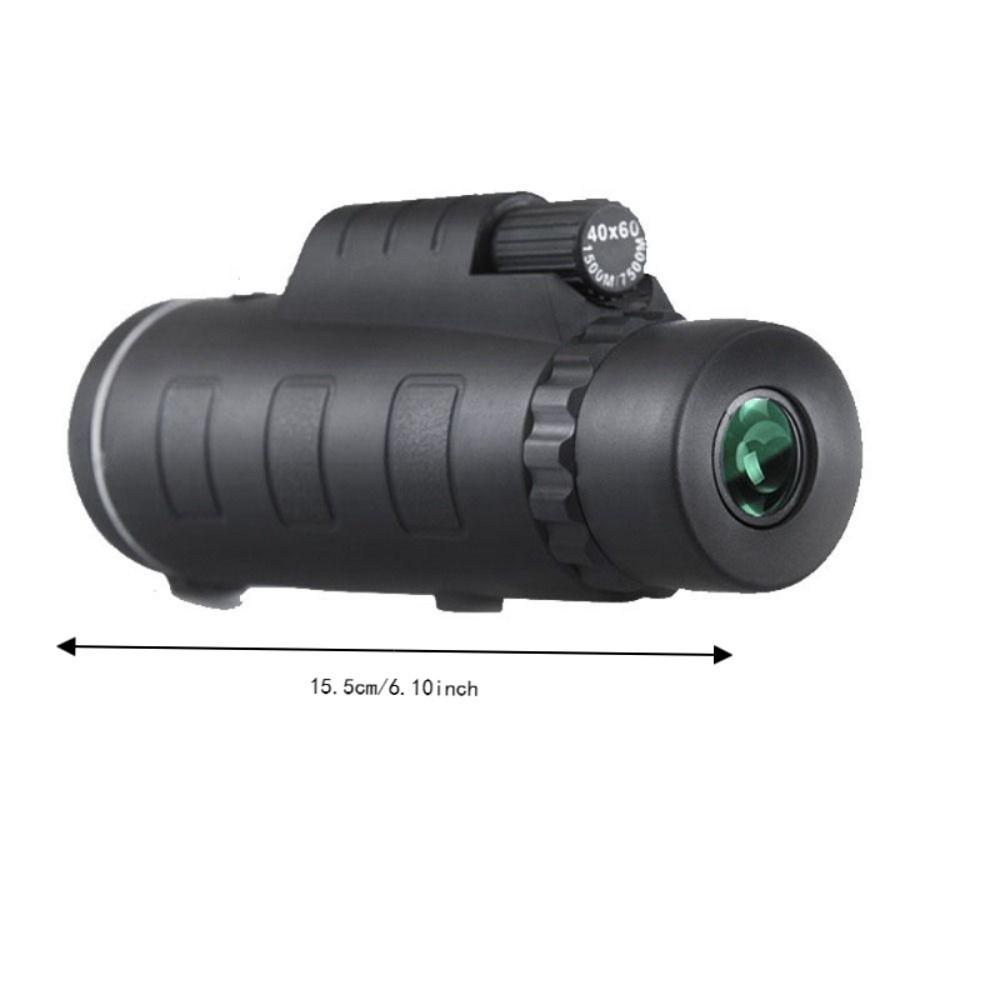 40X60 Monocular Telescope BAK4 Portable Monocular Telescope HD Zoom Telescope Outdoor
