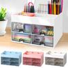Пластиковый стол, аккуратный органайзер для канцелярских принадлежностей большой емкости, держатель для ручек для стола, горшок для ручек, органайзеры для хранения на столе, офис, школа, товары для дома и искусства