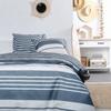 Duvet Cover for 2 People - TODAY - 240x200 Cm - 100% Cotton - Blue and White