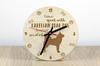 Karelian Bear Dog, Karjalankarhukoira - clock with dog, wooden clock with engraving, personalised clock by Art-Dog