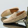 Модные повседневные туфли из кожи без застежек, роскошные брендовые мужские мокасины, удобные мокасины, итальянские дизайнеры, мужская обувь для ходьбы, обувь для вождения