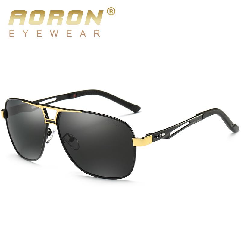 aoron Glasses New Men's Polarized Sunglasses High Definition Polarized Sunglasses Driving Glasses