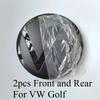 Для VOLKSWAGEN VW 2026 Новые 2 шт. Передний и задний значок Для VW Golf 6/Golf 7/Golf 7.5/Golf 8 Не влияет на ACC Модифицированный Черный значок F