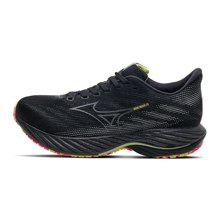 Mizuno Wave Rider 28 'Black Sunny Lime' Mizuno J1GC246301