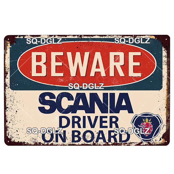 Металлическая табличка DAF Винтажная табличка Грузовик Жестяная табличка Настенный декор Для бара Паба Металлические изделия Ретро Вечеринка Постер Подарок На заказ Оптом