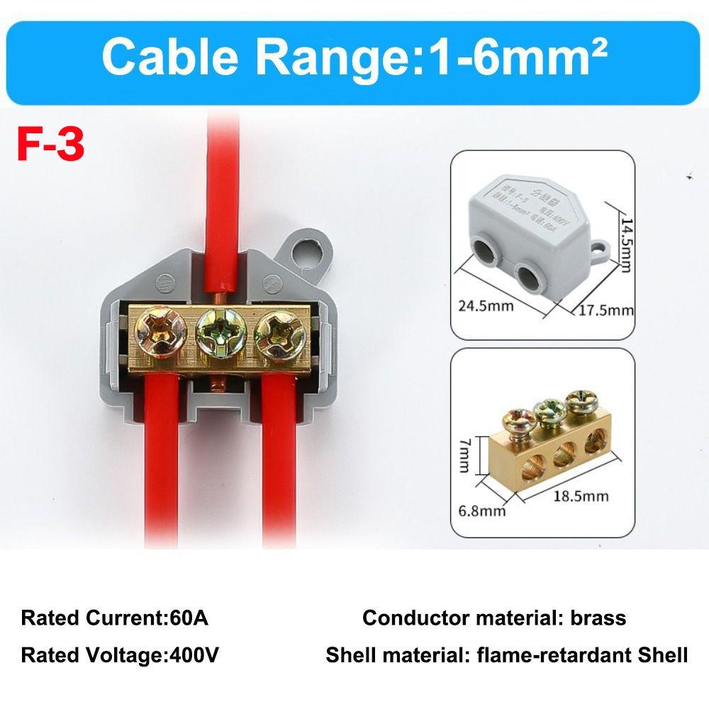 High Power Quick Terminal Block Conductor Brass Fast Connector Terminal Blocks
