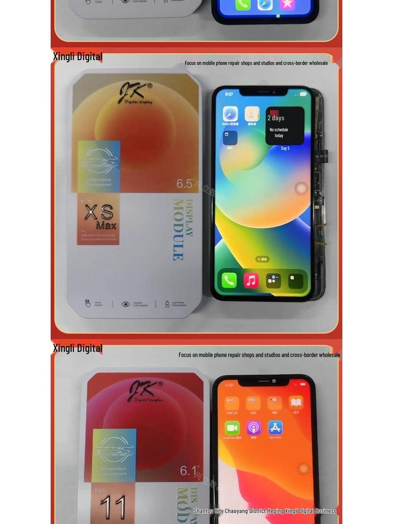 Сборка экрана, совместимая с iPhone JK X XS MAX XR 11-15 PRO MAX