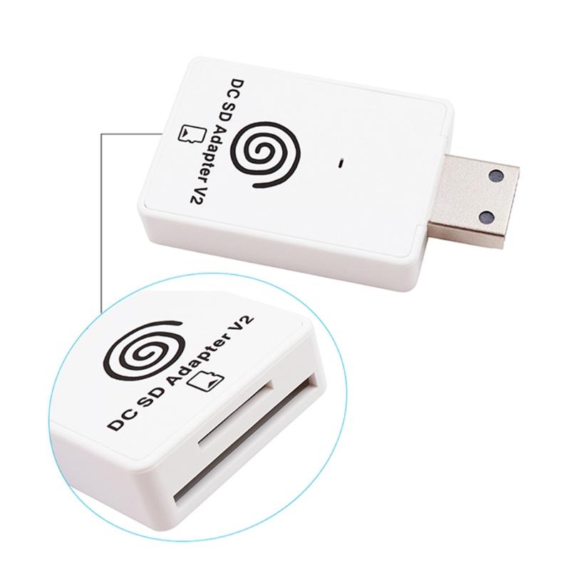 Card Reader,for DC Memory Card Adapter Reader,Support TF and SD Card LED Status Indicator for Dreamshell V4.0 Dream