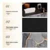 Handun Light Luxury Desktop Tissue Box with Organizer