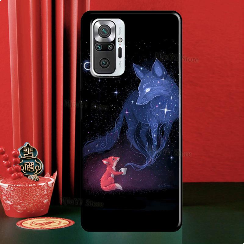 Акварельная живопись Чехол с лисой для Xiaomi Redmi Note 12 Pro 11 9 8 10 Pro 9S 10S 11S 12S Redmi 12C 9C 10A 10C