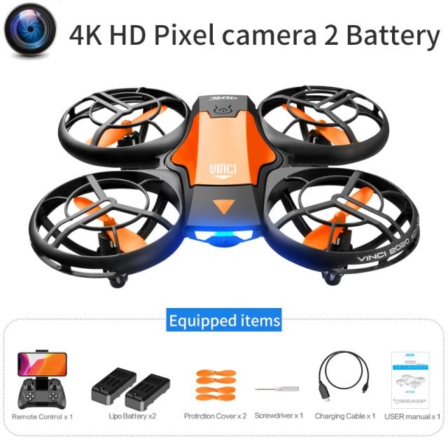 4DRC V8 Mini Drone 4k Profession HD Wide Angle Camera 1080P WiFi Fpv Drone Camera Height Keep Drones Camera Helicopter Toys