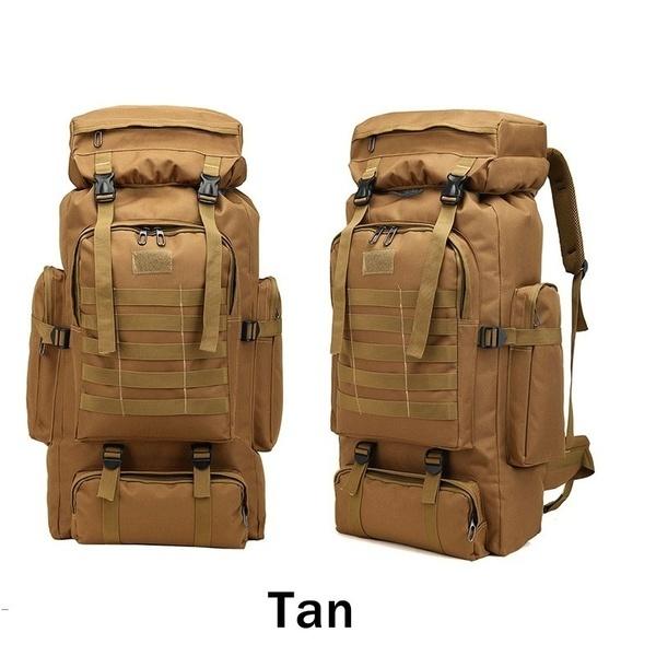 80л камуфляжный рюкзак, военная походная сумка, армейский рюкзак, водонепроницаемые дорожные рюкзаки(6 Цвет)