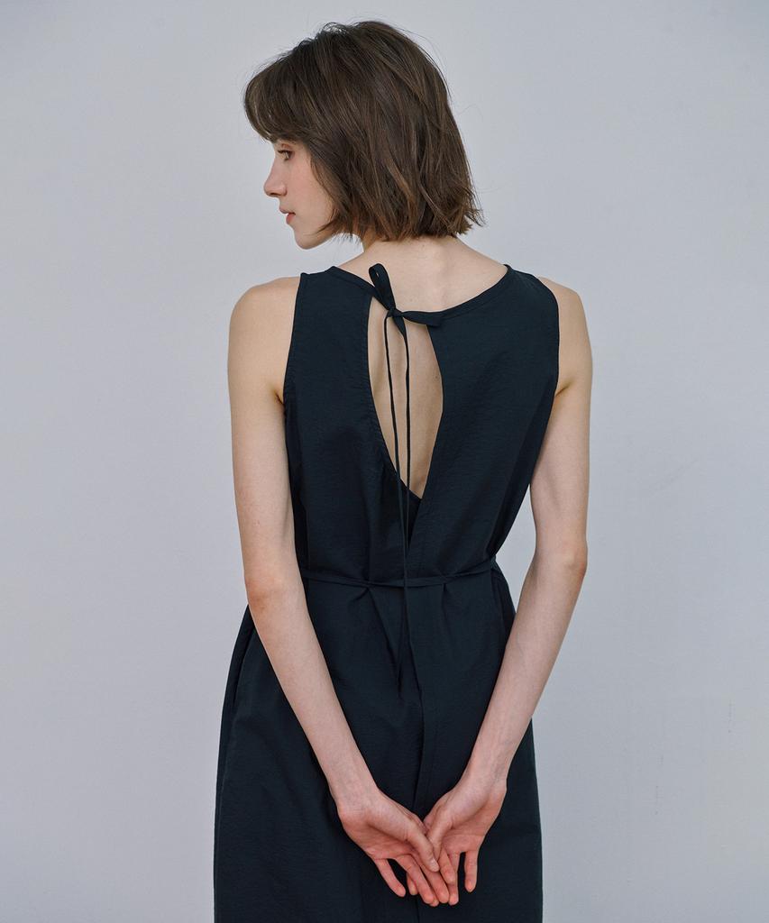 Marot Back Slit String Dress
