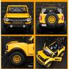 Масштаб 1/32 Ford Bronco Lima SUV, литая под давлением модель автомобиля, игрушечный автомобиль с откатным механизмом, звуком и светом для детей, коллекция подарков для мальчиков и девочек