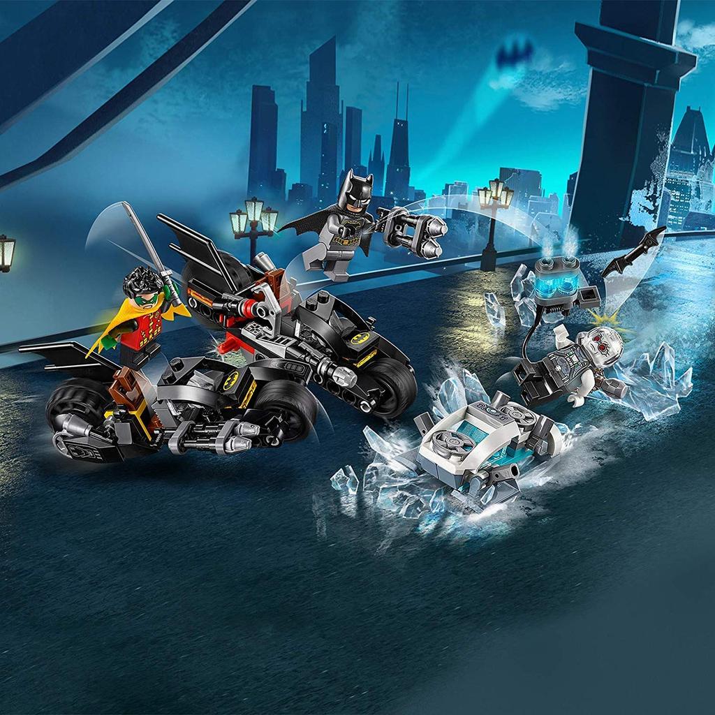 LEGO Super Heroes Freeze и Batcycle Battle 76118 Block Toy Boys Mr. (TM)
