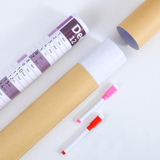 Очень большая наклейка на стену Календарь 2026 Многоразовая матовая доска для записей Дом Работа