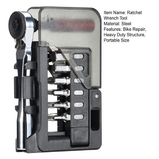 1 набор инструментов для велосипедного магнитного ключа-трещотки с 12 удлинителями для горного велосипеда, ремонта и обслуживания