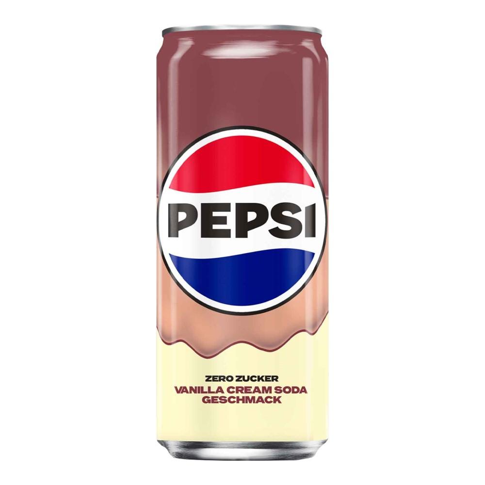 Germany Zero Pepsi Vanilla Cream Soda 330Ml 1 Can