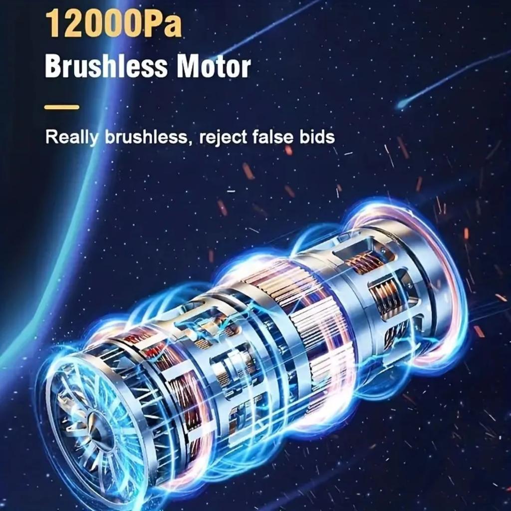 2025 Новый 12000PA беспроводной автомобильный пылесос мощная чистящая машина автомобильные аксессуары домашний авто мини портативный беспроводной пылесос сильное всасывание