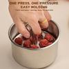 Steel Meatball Maker, 6/12 Balls Manual Meat Tool, Baller Extruded Making Kitchen Too F3V8