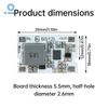 DC-DC Boost Converter Module 2.7-11V to 5V/12V 10 Mini Step-Up Board with Short Circuit Protection for Diverse Electronic Device