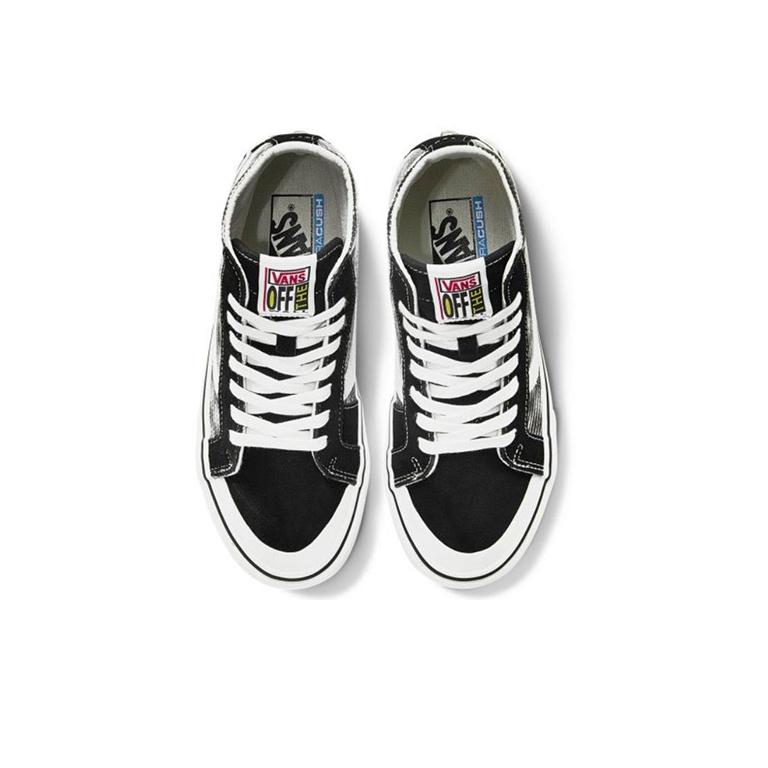 Vans Sk8 138 Decon Sf Высокие кеды для скейтбординга Черно-белая клетка Унисекс Кеды для скейтбординга VN0A3MV1WOJ