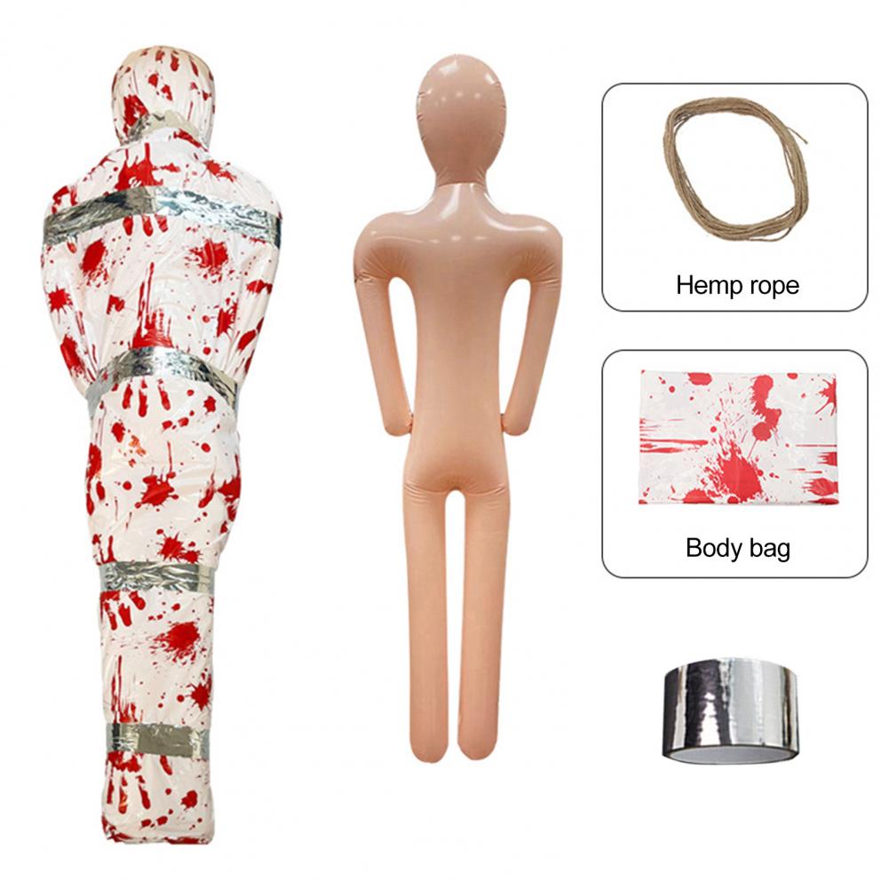 Хэллоуин Реквизит Труп Хэллоуин Идеи Украшения Двора Хэллоуин Подвесной Декор Трупа 60 Дюймов Реквизит Искусственного Мертвого Тела для Дома с Привидениями