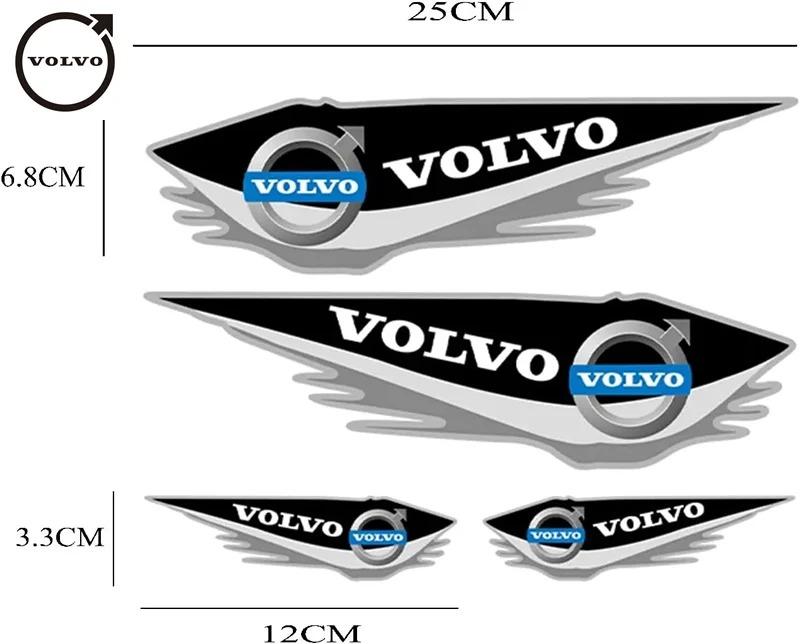 4pcs car bumper scratch sticker Volvo S60 XC60 S90 XC90 universal car sticker car door scratch decorative sticker.Quick delivery