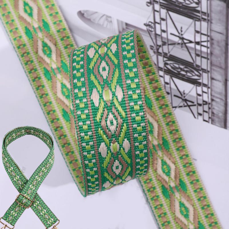 5cmx1Yard Ribbon Ethnic Style Woven Jacquard Craft Neckline Embellishment Garment Accessories Curtain Decor Multiple Colors