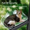 Suspended Cat Nest Hammock for Indoor Cats Four Seasons Wall Mounted Window Bed with Suction Cups Comfortable Hanging Cat Bed