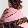 EcommaE FRINGE MUFFLER (PINK)
