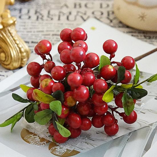 1 ветка, искусственные фрукты, ягоды, сделай сам, свадебная вечеринка, домашний декор для отеля, кафе, сада