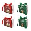 WTEMPO Christmas Gift Packaging Boxes Christmas Drawer Style Paper Boxes Festive Events Souvenir Gift Boxes Creative Printed DIY Ribbon Bow Boxes