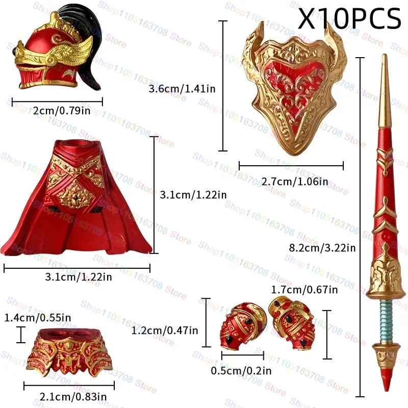 Medieval Round Table Knights Iron Man Knights War Horses Gold Armor Accessories Building Blocks Action Dolls Toys R123 R531