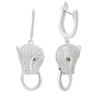 Silver Earrings with Cubic Zirkonia (60001740)